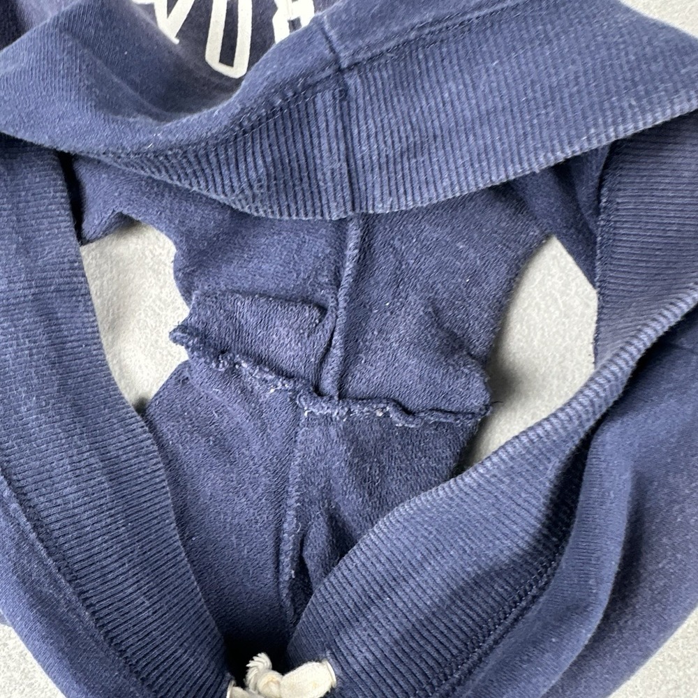 Vtg 90s Abercrombie & Fitch Sweat Shorts Women's Medium Blue University Cut Off - Picture 16 of 16